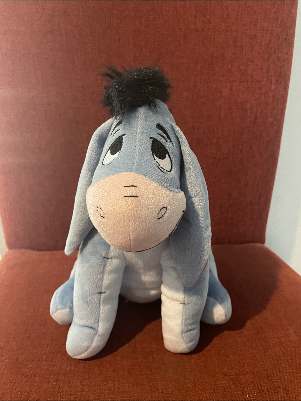 Plush Eeyore Stuffed Animal - Soft Blue Donkey Toy